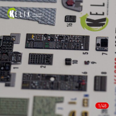 A-10C &quot;Thunderbolt II&quot; 3D decal interior for Italeri 1/48 KELIK K48018 детальное изображение 3D Декали Афтермаркет