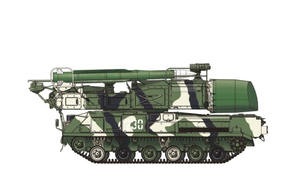 Збірна модель 1/35 Зенітний ракетний комплекс 9К37М1 Бук Meng SS-014 детальное изображение Зенитно ракетный комплекс Военная техника