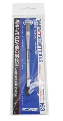 Пензлик з аплікатором (Mini 4WD Cleaning Brush) Tamiya 74163 детальное изображение Разное Инструменты