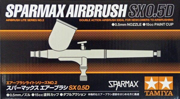 Аерограф Sparmax SX 0.5D Tamiya 74802 детальное изображение Аэрографы Аэрография