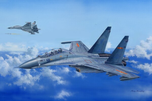 Сборная модель 1/48 Истребитель Су-30МКК &quot;Фланкер Г&quot; ХоббиБосс 81714 детальное изображение Самолеты 1/48 Самолеты