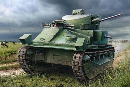Vickers Medium Tank Mk.II детальное изображение Бронетехника 1/35 Бронетехника