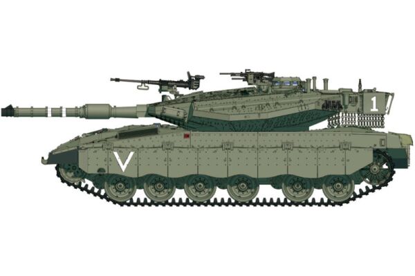 Збірна модель ізраїльського танка IDF Merkava Mk.IIID(LIC) детальное изображение Бронетехника 1/72 Бронетехника