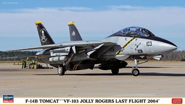 Збірна модель літака F-14B TOMCAT &quot;VF-103 JOLLY ROGERS LAST FLIGHT 2004&quot; 1/72 детальное изображение Самолеты 1/72 Самолеты