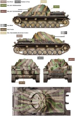 Збірна модель1/35 німецький танк KUGELBITZ FLAK PANZER IV Border Model BT-039 детальное изображение Бронетехника 1/35 Бронетехника