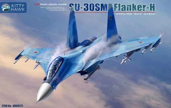 Збірна модель 1/48 Літак Су-30СМ Zimi KH80171 детальное изображение Самолеты 1/48 Самолеты