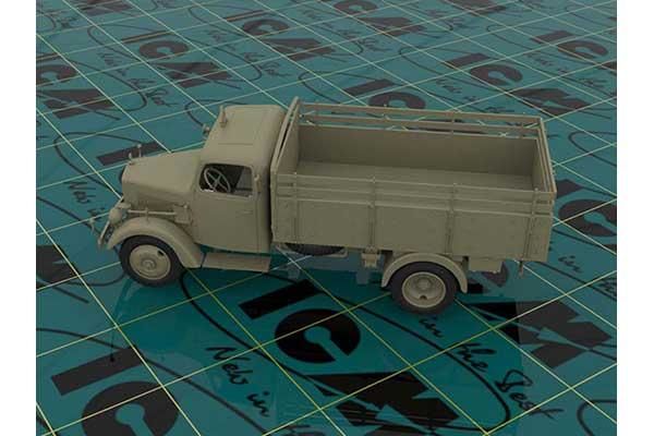 Немецкий грузовой автомобиль Typ L3000S, 2 МВ детальное изображение Автомобили 1/35 Автомобили