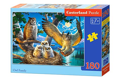 Puzzle OWL FAMILY 180 pieces детальное изображение 180 элементов Пазлы