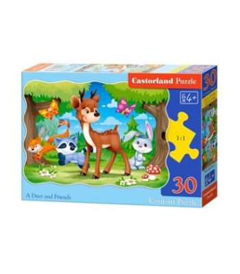 Puzzle &quot;Bambi and his friends&quot; 30 pieces детальное изображение 30 элементов Пазлы