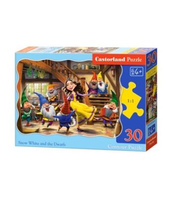 Puzzle &quot;Snow White and 7 Dwarfs&quot; 30 pieces детальное изображение 30 элементов Пазлы