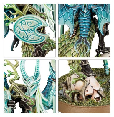 Ігровий набір Warhammer AGE OF SIGMAR - SPEARHEAD - SYLVANETH - SPITEWING FLIGHT детальное изображение Сильванеты Порядок