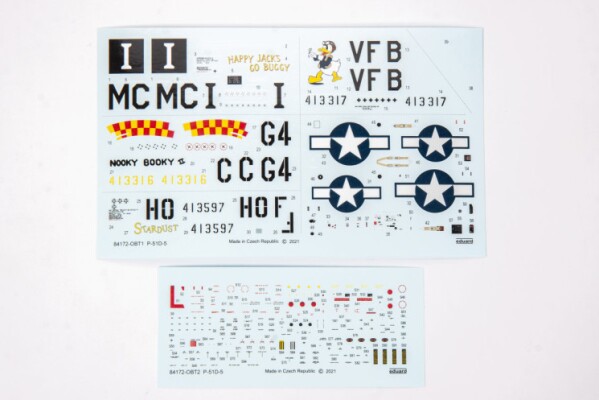 Збірна модель 1/48 Літак P-51D-5 Mustang Weekend Edition Eduard 84172 детальное изображение Самолеты 1/48 Самолеты