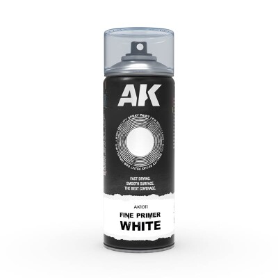 Fine Primer White - Spray 400ml (Includes 2 nozzles) / Грунт білий в аерозолі 400мл детальное изображение Краска / грунт в аэрозоле Краски