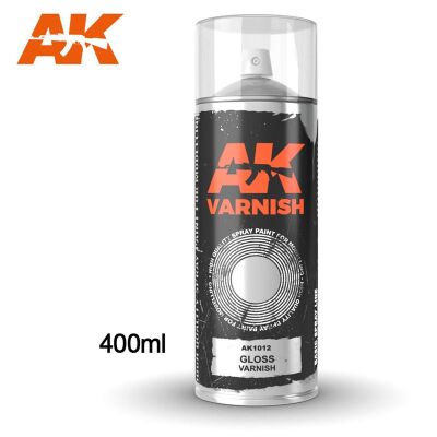 Gloss Varnish - Spray 400ml (Includes 2 nozzles) / Лак глянсовий в аерозолі 400мл детальное изображение Лаки Модельная химия
