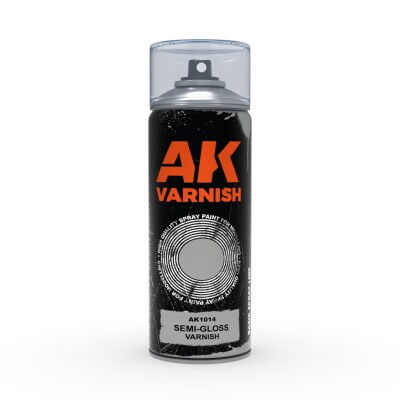 Semi-Gloss varnish - Spray 400ml (Includes 2 nozzles) / Лак напівматовий в аерозолі 400 мл детальное изображение Лаки Модельная химия