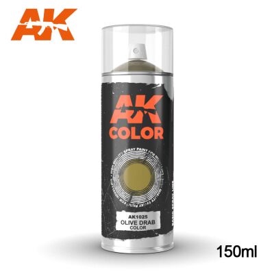 Olive Drab color - Spray 150ml / ОЛИВКОВО - СІРИЙ детальное изображение Краска / грунт в аэрозоле Краски
