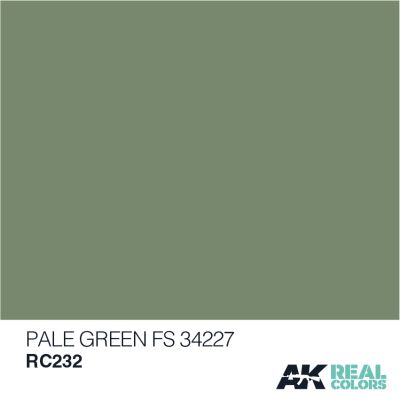 Pale Green FS 34227 / Бледно-зеленый детальное изображение Real Colors Краски