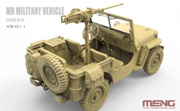 Scale model 1/35 American off-road vehicle Willys MB Meng VS-011 детальное изображение Автомобили 1/35 Автомобили