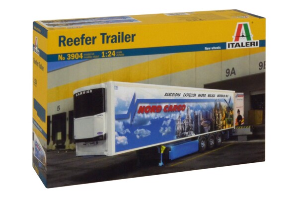 Scale model 1/24 reefer trailer Italeri 3904 детальное изображение Грузовики / прицепы Гражданская техника