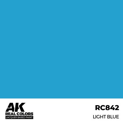 Alcohol-based acrylic paint Light Blue AK-interactive RC842 детальное изображение Real Colors Краски