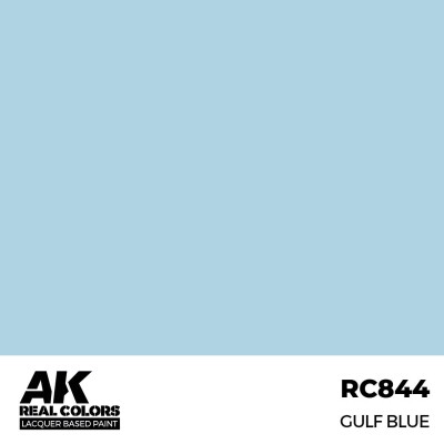 Alcohol-based acrylic paint Gulf Blue AK-interactive RC844 детальное изображение Real Colors Краски