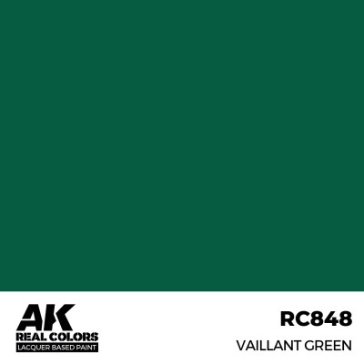 Акрилова фарба на спиртовій основі Vaillant Green / Зелений Вайллант АК-interactive RC848 детальное изображение Real Colors Краски