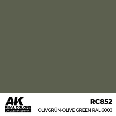 Акриловая краска на спиртовой основе Olivgrün-Olive Green RAL 6003 АК-интерактив RC852 детальное изображение Real Colors Краски