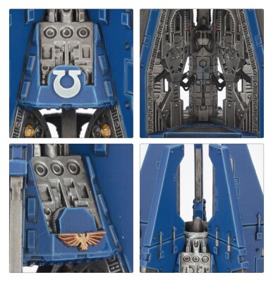 Игровой набор Warhammer 40000 - SPACE MARINES - DROP PODS детальное изображение Ультрамарины Космические Десантники