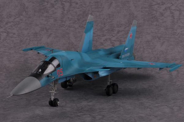 Buildable model Su-34 Fullback детальное изображение Самолеты 1/48 Самолеты