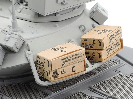 Set 1/35 Cardboard Boxes MCI (Vietnam War) Tamiya 12685 детальное изображение Аксессуары Диорамы