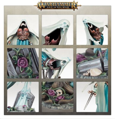 Ігровий набір Warhammer AGE OF SIGMAR: NIGHTHAUNT - MYRMOURN BANSHEES детальное изображение Ночные Призраки Смерть