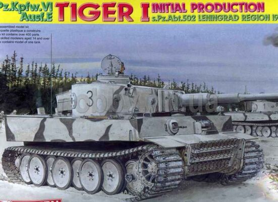 Pz.Kpfw.VI Ausf.E Tiger I initial production (s.Pz.Abf.502 Leningrad region 1942/3) детальное изображение Бронетехника 1/35 Бронетехника