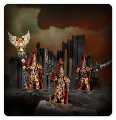 Игровой набор Warhammer 40000 - HORUS HERESY: CUSTODES - CUSTODIAN GUARD SODALITY детальное изображение Ересь Хоруса WARHAMMER 40,000