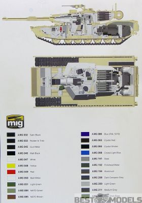 M1A1/A2 w/Full Interior детальное изображение Бронетехника 1/35 Бронетехника