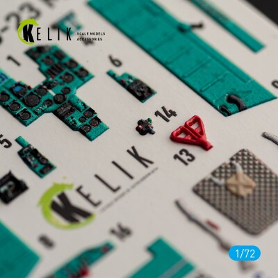 MiG-23MLD декаль інтер'єр для комплекту ClearProp 1/72 KELIK K72270 детальное изображение 3D Декали Афтермаркет