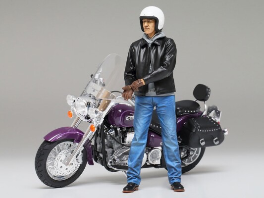 Збірна модель 1/12 Фігура Мотоцикліст Tamiya 14137 детальное изображение Фигуры 1/12 Фигуры
