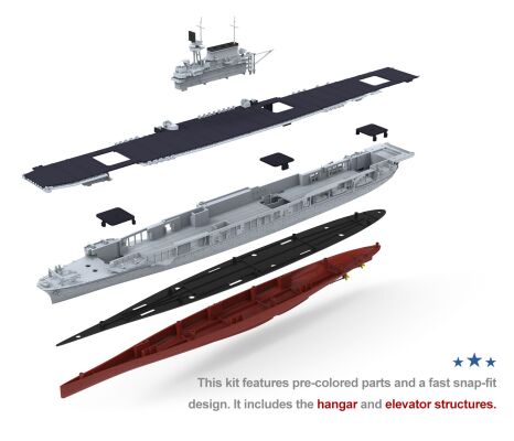 Scale rmodel 1/700 USS Enterprise (CV-6) Meng PS-005 детальное изображение Флот 1/700 Флот