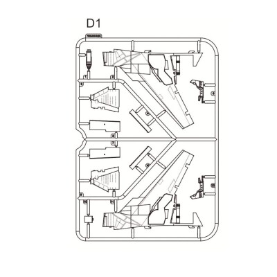 Збірна модель 1/48 Літак F-101A/C Voodoo  Zimi KH80115 детальное изображение Самолеты 1/48 Самолеты