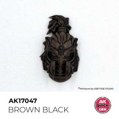 Акриловая краска BROWN BLACK / Коричнево черный QUICK GEN COLOR AK-interactive AK 17047 детальное изображение QUICK GEN COLOR Краски
