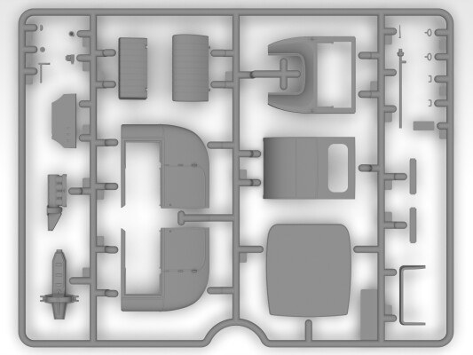 Сборная модель 1/35 Американский пассажирский автомобиль Модель T 1918 "Доктор Купе" ICM 35830 детальное изображение Автомобили 1/35 Автомобили