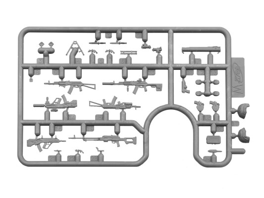 Scale model 1/35 ZIL-131 ZSU car with DShKM and calculation ICM 35017 детальное изображение Автомобили 1/35 Автомобили