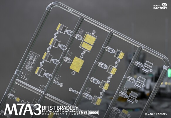 Збірна модель 1/35 Машина вогневої підтримки M7A3 Бредлі BFIST Magic Factory 2006 детальное изображение Бронетехника 1/35 Бронетехника