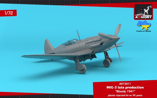 Сборная модель 1/72 Истребитель МиГ-3 поздний – «Кровавый 1941» Armory Models Group 72011 детальное изображение Самолеты 1/72 Самолеты