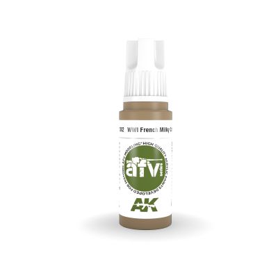 Acrylic paint WWI FRENCH MILKY COFFEE – AFV AK-interactive AK11302 детальное изображение AFV Series AK 3rd Generation