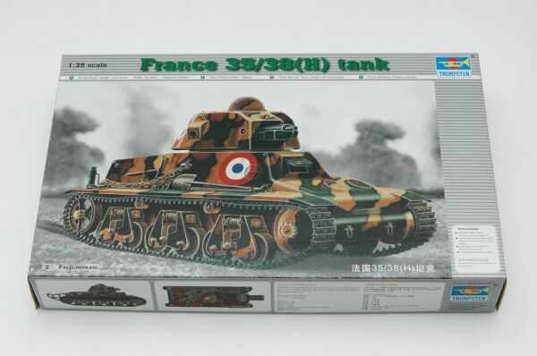Scale model 1/35 French tank 35/38(H) SA 18 with 37 mm Trumpeter 00351 детальное изображение Бронетехника 1/35 Бронетехника