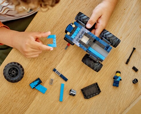 Конструктор LEGO City Синий грузовик-монстр 60402 детальное изображение City Lego