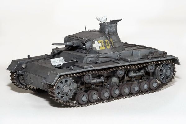 Середній танк Pz III Ausf В детальное изображение Бронетехника 1/35 Бронетехника
