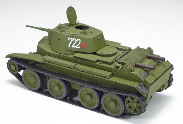 Сборная модель 1/35 Советский танк БТ-7 модель 1937 г. Тамия 35327 детальное изображение Бронетехника 1/35 Бронетехника
