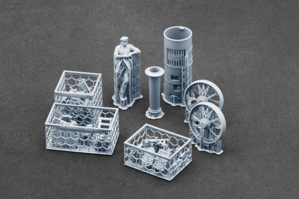 3D-печатная масштабная модель 1/35 1901 Burrell Compound Traction Engine ScaleX SX-35001 детальное изображение Тракторы Гражданская техника