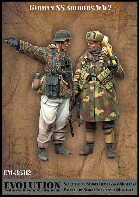 German SS soldiers. WW2 детальное изображение Фигуры 1/35 Фигуры